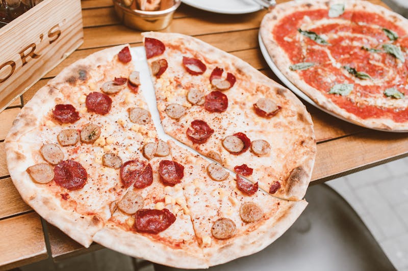 Meat Lovers Pizza with pepperoni, sausage and bacon